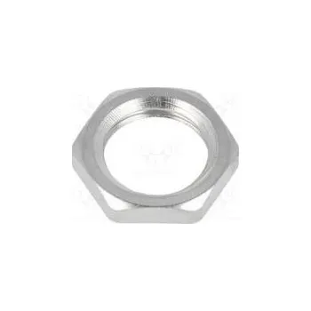 Matice Matice M12 mosaz nikl Thk 2,8mm Klíč 15mm Závit metrický