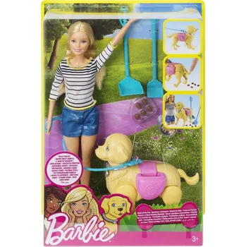 Panenka Mattel Barbie DWJ68 panenka s chodícím pejskem
