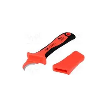 Pracovní nůž Nůž pro elektrikáře, izolovaný Druh břitu půlkulatý 180mm