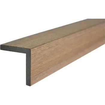 Terasové prkno Ukončovací lišta WPC UNVOC COEX hnědá(100%FSC )
