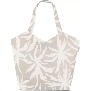 Dámská textilní taška béžová s květy - Fabrizio Balance 50453 - na nákupy, do města, na výlet, originální | Cooltovka.cz