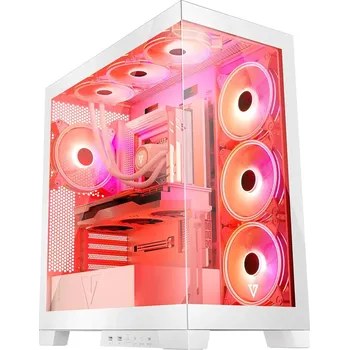PC skříň Modecom Volcano SPACE APEX ARGB MIDI Midi Tower Bílá