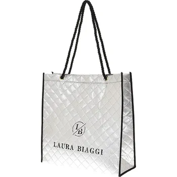 Kabelka Taška Laura Biaggi stříbrná