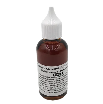 Doplněk stravy STEZA - Tinktura Chmelové šištice - FORTE 50 ml. (Tinktura Chmel)