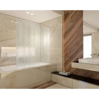 Sprchový závěs wela SPRCHOVÉ ZÁVĚSY PEVA 3D MOSAIC W10001 šířka x výška: za 1 cm šířky (nastavte počet cm) x 180 cm výšky