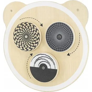 Dřevěná hračka Dřevěná deska s otočnými hroty Viga 44551