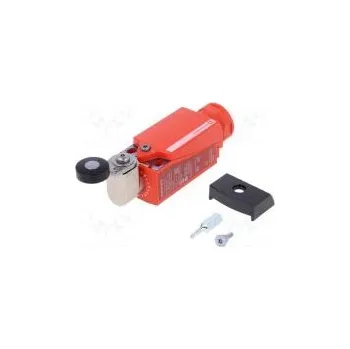 Switch Limit switch lever R 33mm, plastic roller Ø19mm NC x2 + NO