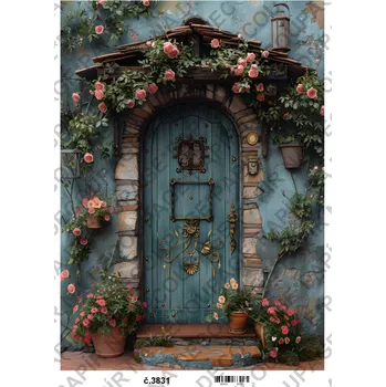 Umělecký papír Rýžový a soft papír na decoupage - Vintage obrazy - KB03831 Materiál: Soft, Rozměr: A4