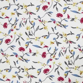 Šatovka N6753 ivory, drobné květy, š.140