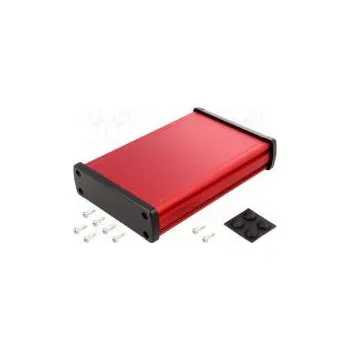 Rozvaděč Kryt univerzální X 113,7mm Y 169mm Z 35,2mm hliník červená