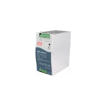 spínaný zdroj MEAN WELL SDR-240-24 Napájecí zdroj spínaný 240W 24VDC 10A 88÷264VAC 124÷370VDC