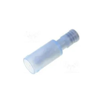 Elektronická součástka Faston kulatý kolík Ø 4mm 2mm2 krimpovací na kabel modrá 20A