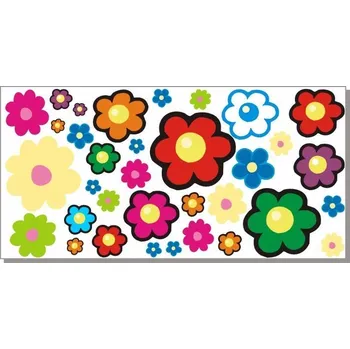 Samolepící dekorace Květy 2 samolepka na zeď - S