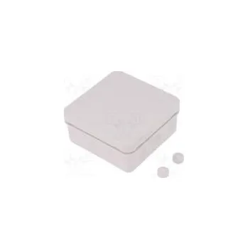 Elektroinstalační krabice Kryt propojovací krabice X 85mm Y 85mm Z 37mm polypropylen