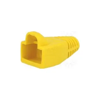 Síťový konektor Krytka vidlice RJ45 6mm Barva žlutá