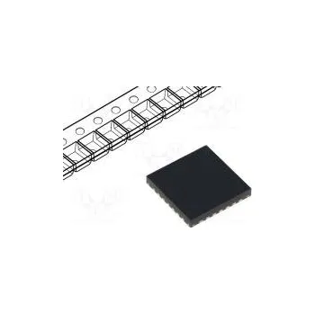 Integrovaný obvod Mikrokontrolér PIC Paměť 7kB SRAM 256B EEPROM 256B SMD QFN28