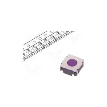 vypínač Mikrospínač TACT SPST-NO Polohy 2 0,05A/32VDC SMT není 1,6N