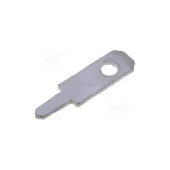 Elektrický konektor Faston plochý 2,8mm 0,5mm kolík THT Celk.dél 10,5mm přímý