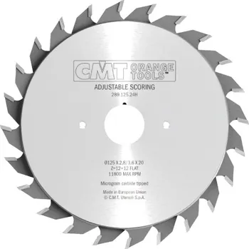 Pilový kotouč CMT Orange Tools CMT Předřezový kotouč dvoudílný - D100x2,8-3,6 d22 Z10+10 HW