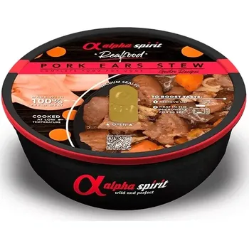 Krmivo pro psa Alpha Spirit Real Food PORK EARS 280g (Vepřová ouška)