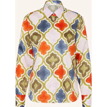 Dámská halenka Eterna Dámská Košilová Halenka, olivová / tmavě oranžová /...