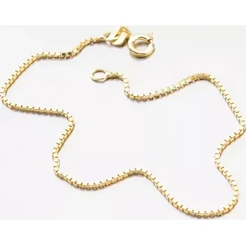 Náramek Náramek stříbro 925 pozlacený Venezia CHRS-16-019-D/C-AU délka 17 cm