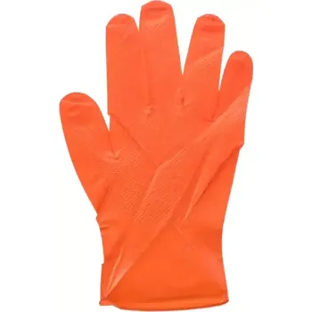 Nářadí pro automobil ROOKS Rukavice nitrilové oranžové XL 50 ks RKS OK-09.0006