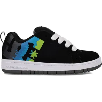 Dětská běžecká obuv Dc shoes dětské boty Court Graffik Black / Multi / White | Černá | Velikost 6 US