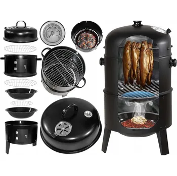 Zahradní gril Gril na dřevěné uhlí VidaXL 40 x 40 cm