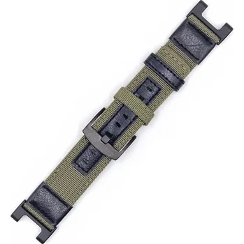 MůjMiBand.cz Tkaný nylonový řemínek pro Amazfit T-Rex / T-Rex Pro Barva: Zelená army - černá