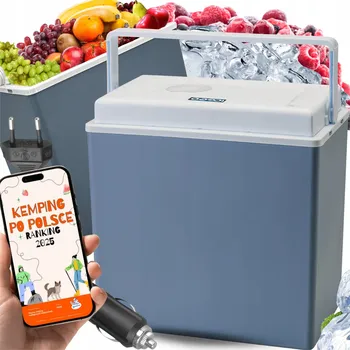 Lednice TURISTICKÁ LEDNICE 30L 12V/230V do AUTA, karavanu, LODĚ, cestovní chladnička