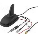 Anténa SHARK AM,FM,GPS,GSM DIN,FME-A,SMA-A černá 12VDC