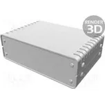 Kryt s panelem větraná 1402 X 180mm Y 124mm Z 61mm hliník