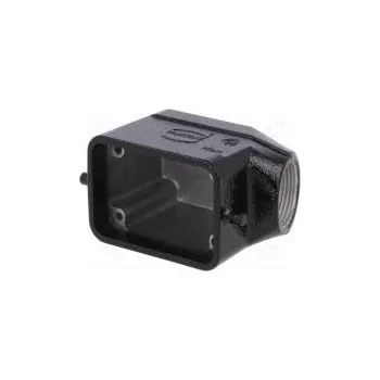 Síťový konektor Kryt pro konektory HDC Han velikost 6B na kabel na západku