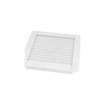 Větrací mřížka Mřížka Upevnění zacvaknutí 160g IP54 Otv 131x125mm UL94V-0