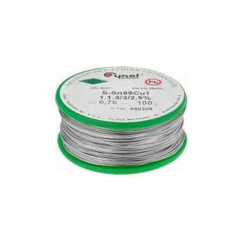 Páječka Pájecí drát Sn99,3Cu0,7 0,7mm 100g bezolovnaté Balení cívka