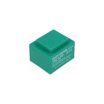 Transformátor zalévaný 6VA 230VAC 12V 500mA PCB IP00 200g