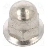 Matice s límcem šestihranná M8 1,25 nerezavějící ocel A2