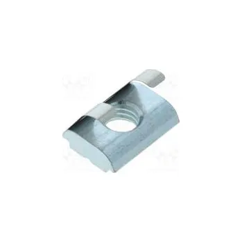 Stavební profil Matice pro profily Šířka drážky 10mm s pružným plíškem ocel