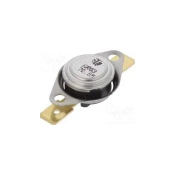 Termostat Čidlo termostat SPST-NC 70°C 16A 250VAC konektor 6,3mm ±5°C