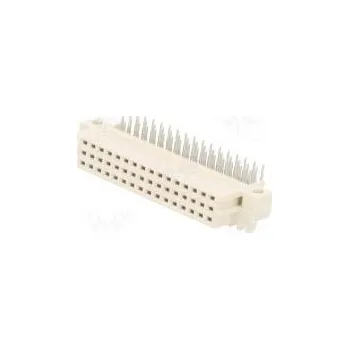 Elektrická zásuvka Zásuvka DIN 41612 typ 2R zásuvka PIN 48 a+b+c THT úhlové 90°