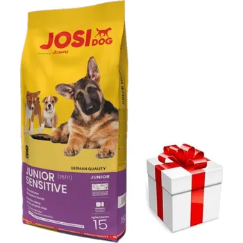 Volný čas JOSERA JosiDog Junior Sensitive 15kg + překvapení pro psa ZDARMA