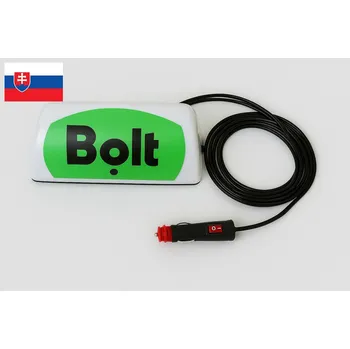 Svítilna Transparent BOLT , magnetický , LED - zelená , 12.V s vypínačem ON/OFF