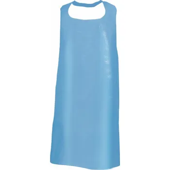 Pracovní zástěra Zástěra jednoráz. modrá 120x76cm vel.S 50my 400ks