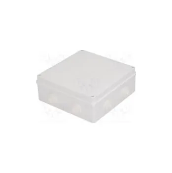 Elektroinstalační krabice Kryt propojovací krabice X 196mm Y 196mm Z 78mm na omítku