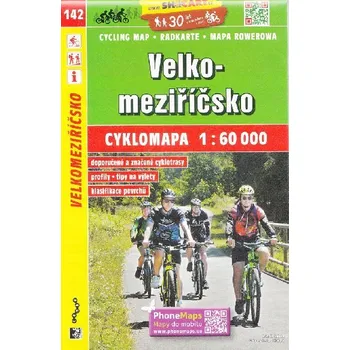 Velkomeziříčsko 1:60 000 - cyklomapa Shocart číslo 142 - ShoCart