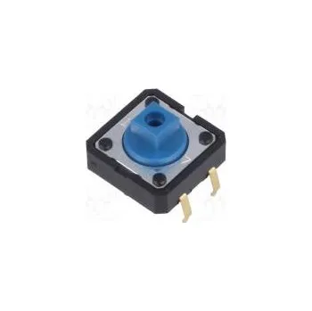 vypínač Mikrospínač TACT SPST-NO Polohy 2 0,05A/24VDC THT není 1,27N