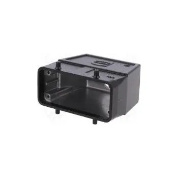 Síťový konektor Kryt pro konektory HDC Han velikost 16B na kabel na dvě páky