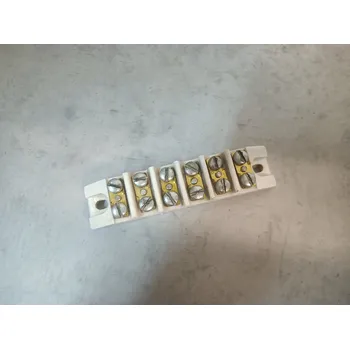 svorka DANAPO Stará retro keramická porcelánová svorka svorkovnice čokoláda Varianta: porcelánová čokoláda 4mm2 6 polí