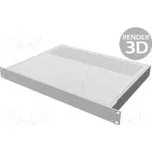 Kryt 19" standardně 1U Mat.těl hliník Y 330mm X 422mm Z 44mm